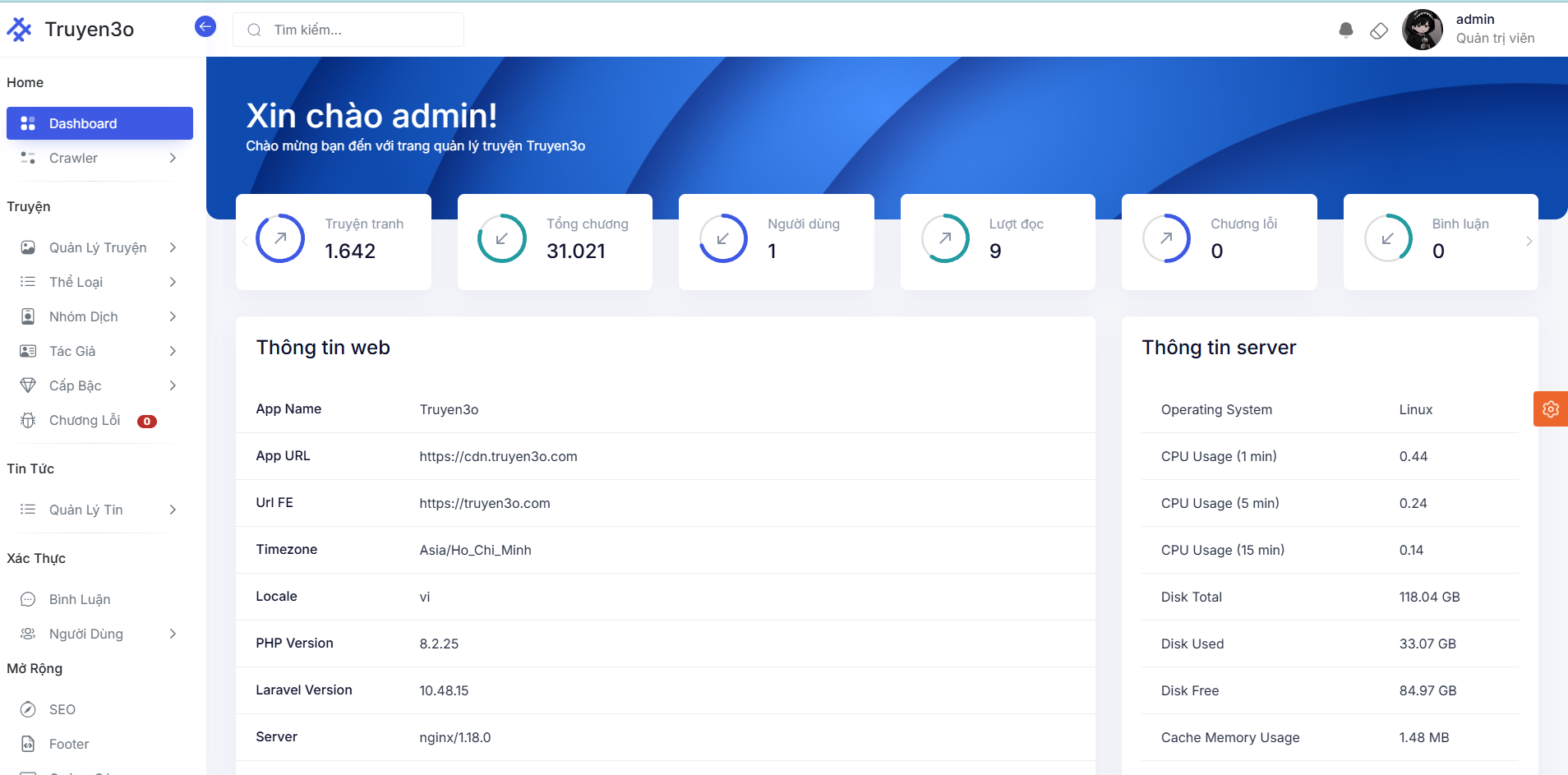 Source Code Web Truyện NextJS + Laravel - Multi Source, SEO & Kiếm Tiền | NQT Dev - ảnh 11